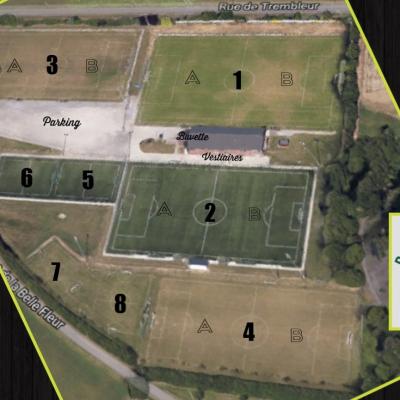 Vue aérienne de notre site R.E.B.